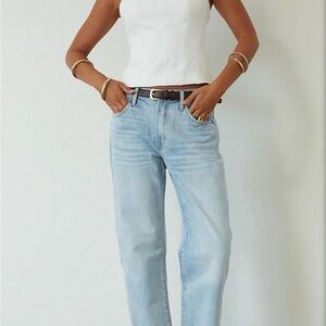 PISTOLA LEXI MID RISE BOWED STRAIGHT JEAN